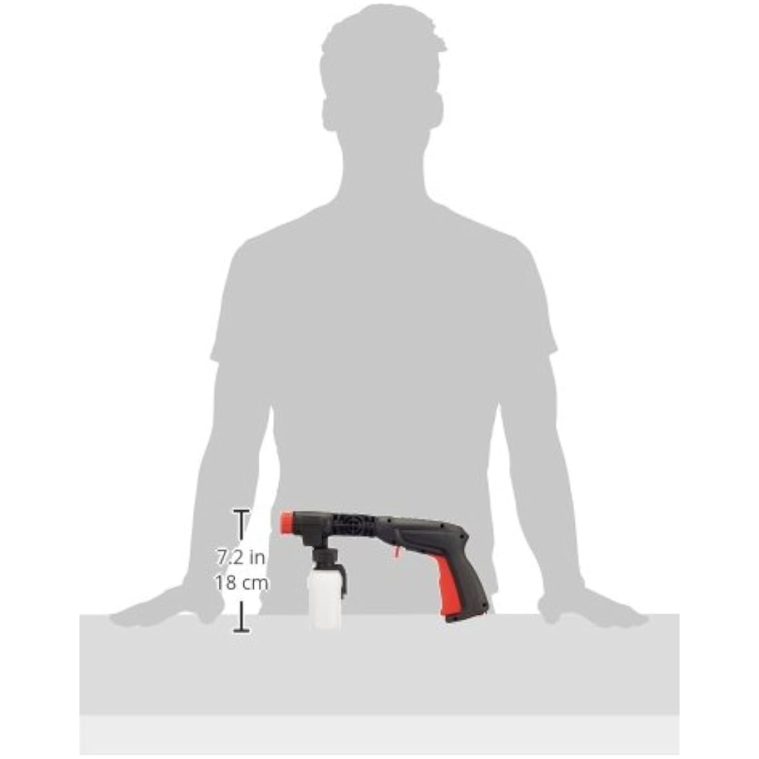 Bosch 360° Pistol (Compatible with Bosch Pressure Washers: EasyAquatak 110/120, UniversalAquatak 125/130/135, AQT 33-10, AQT 33-11, AQT 35-12, AQT 37-13, AQT 40-13, AQT 42-13)