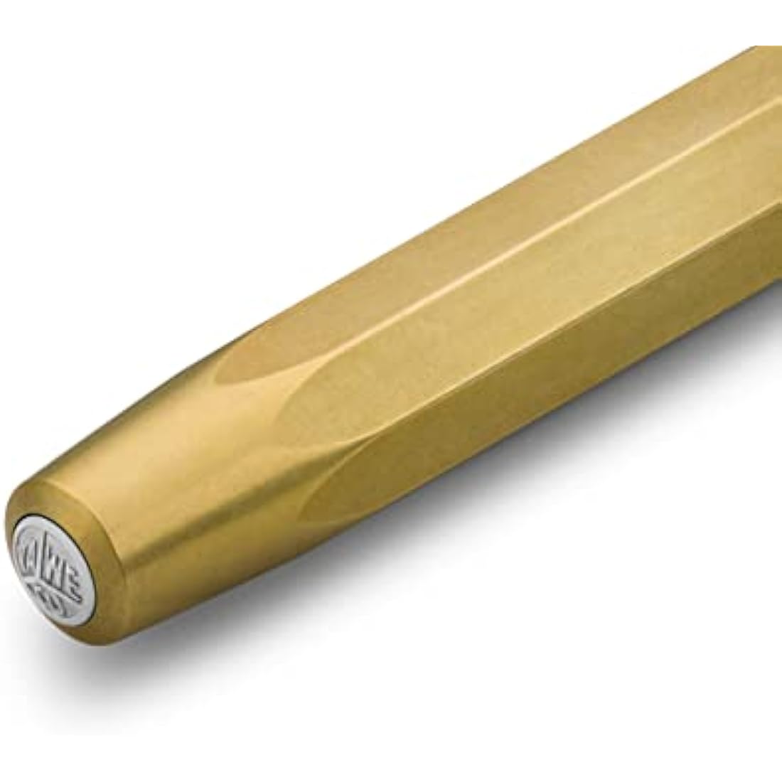 Kaweco BRASS SPORT Fountain Pen I Exclusive Brass Reservoir Pen for Ink Cartridges Including Retro Metal Box I Writing Instrument 13 cm I Nib: B (Broad)
