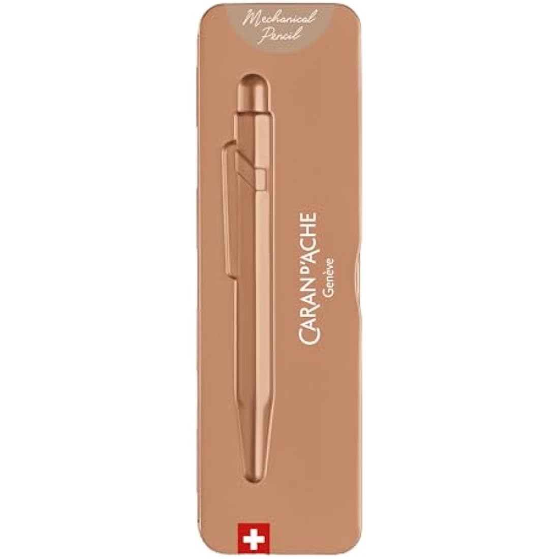 Caran d'Ache 844 Mechanical Pencil 0.7MM - Brut Rosé in Slimpack Case, Pink, One Size