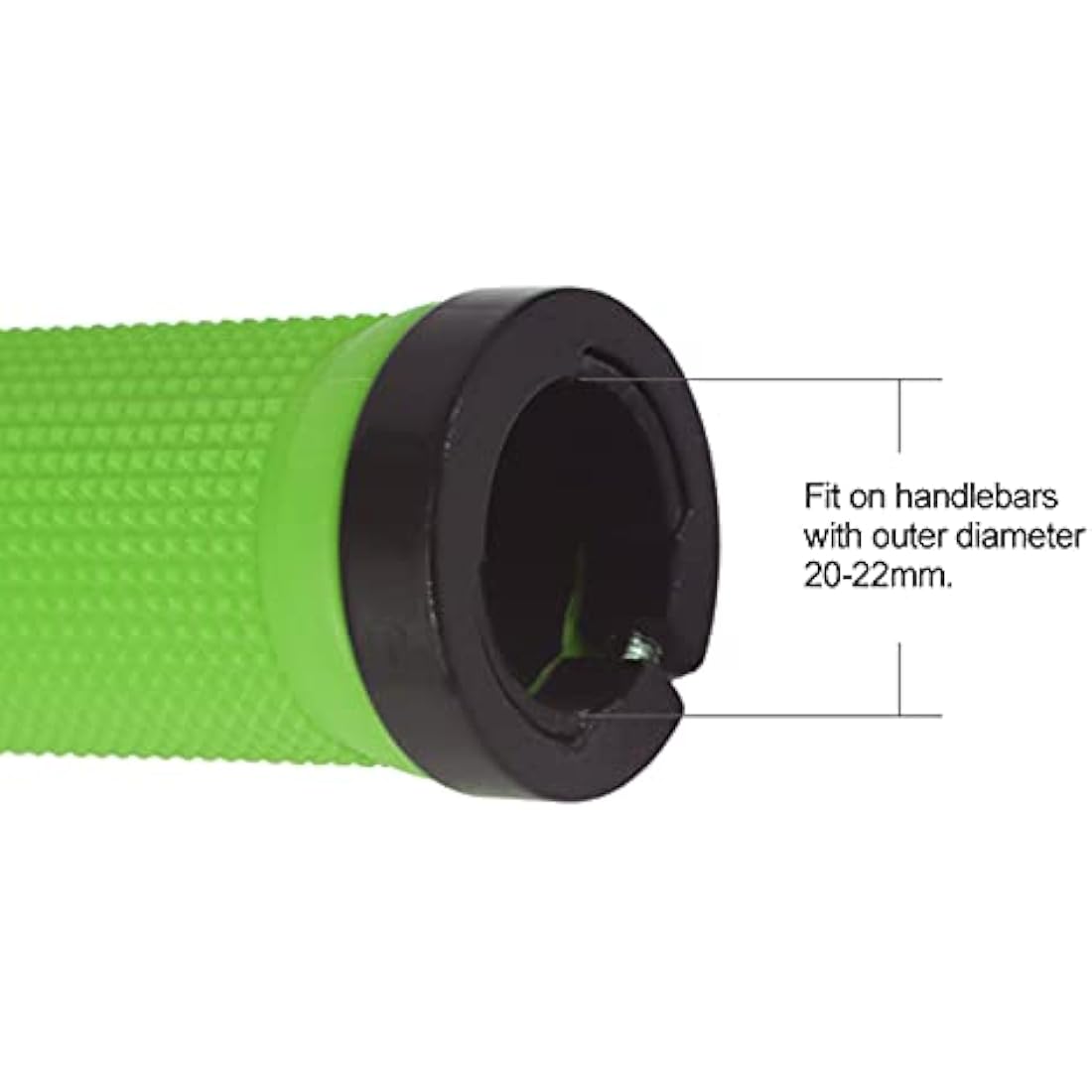 PLATT Bike Handlebar Grips with Aluminum Lock Non-Slip Rubber Bicycle Handle Grip for MTB/BMX