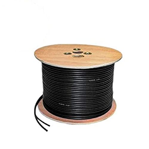 SAFEKOM| 100M Coaxial Cable, Shotgun RG59 1 Video& 2 Core CCTV Security Camera,100 Meter Satellite 75 Ohm Coaxial Cables Lead, Power Cable for DVR Security System, For Commercial&Residential Use.