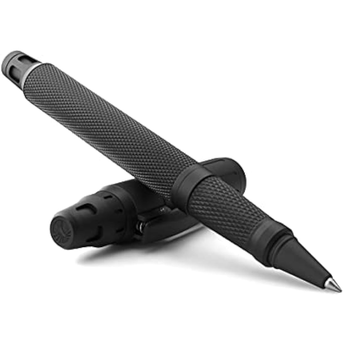 Colibri Ascari Rollerball Pen-Matte Black with Pachmayr Texture Finish-Luxury Pen-Luxury Fine point Pen-Spring Clip-Comes In A Nice Gift Box-Gift For Men And Women