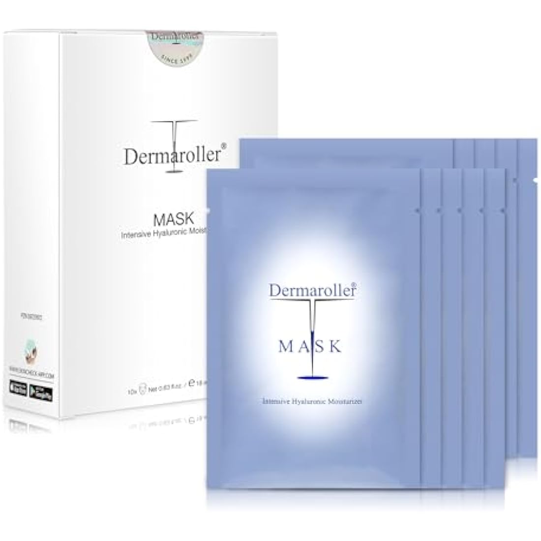 Dermaroller Facemask, 1 Pack (1 x 10 pieces)