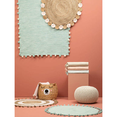 Kids Round Jute Rug