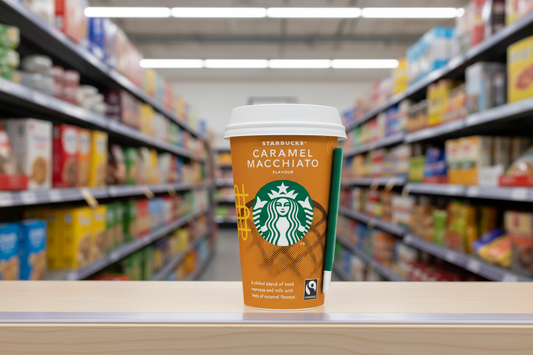 10 x Starbucks Caramel Macchiato Flavour Chilled Coffee 220Ml