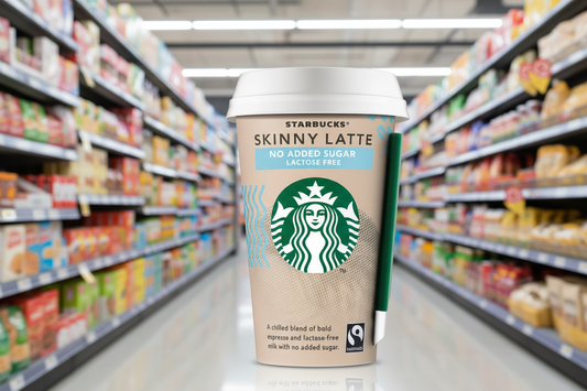 10 x Starbucks Skinny Latte Chilled Coffee 220Ml