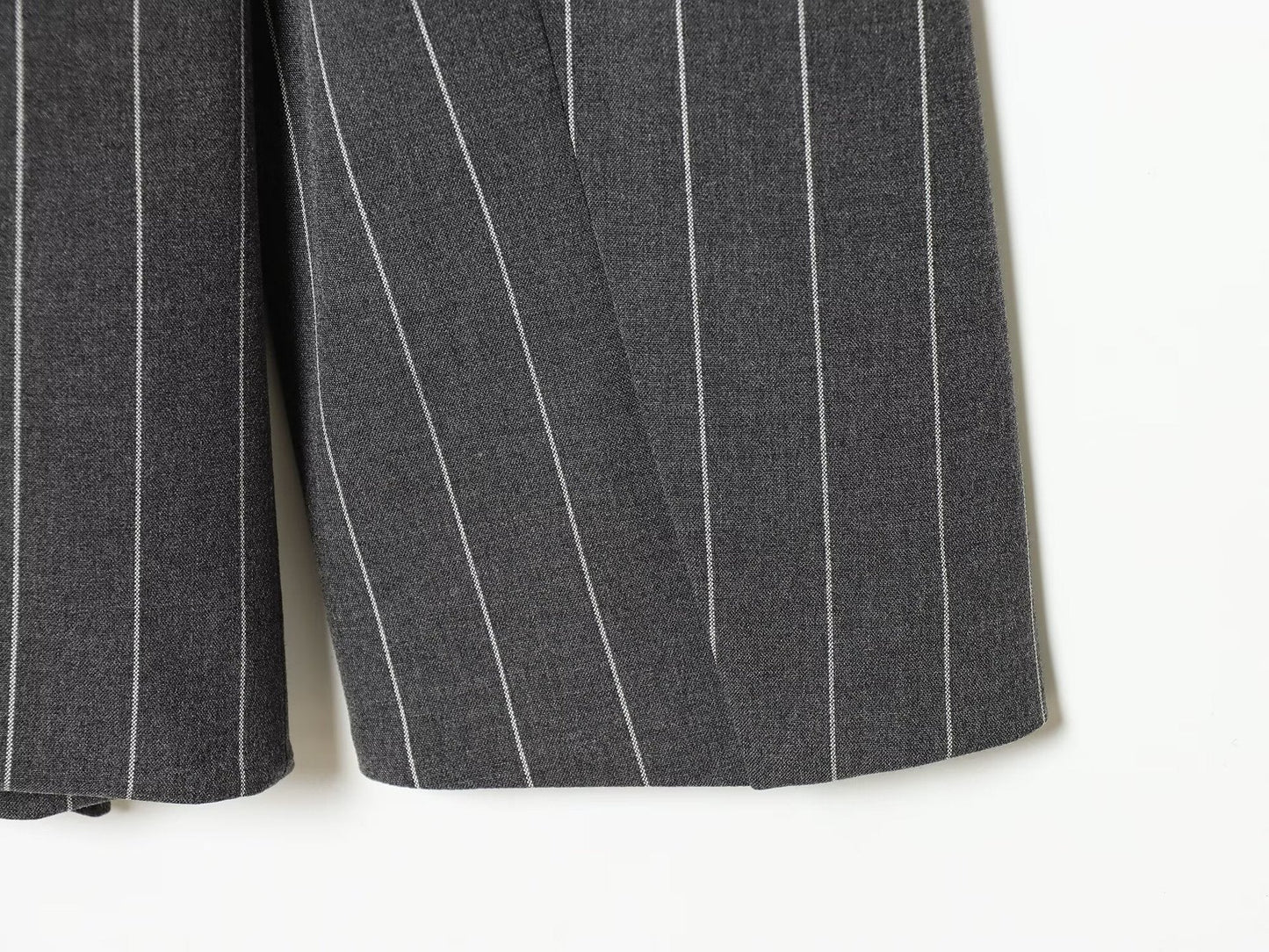 Belted Wrap Suit Set - Premium Two-Piece