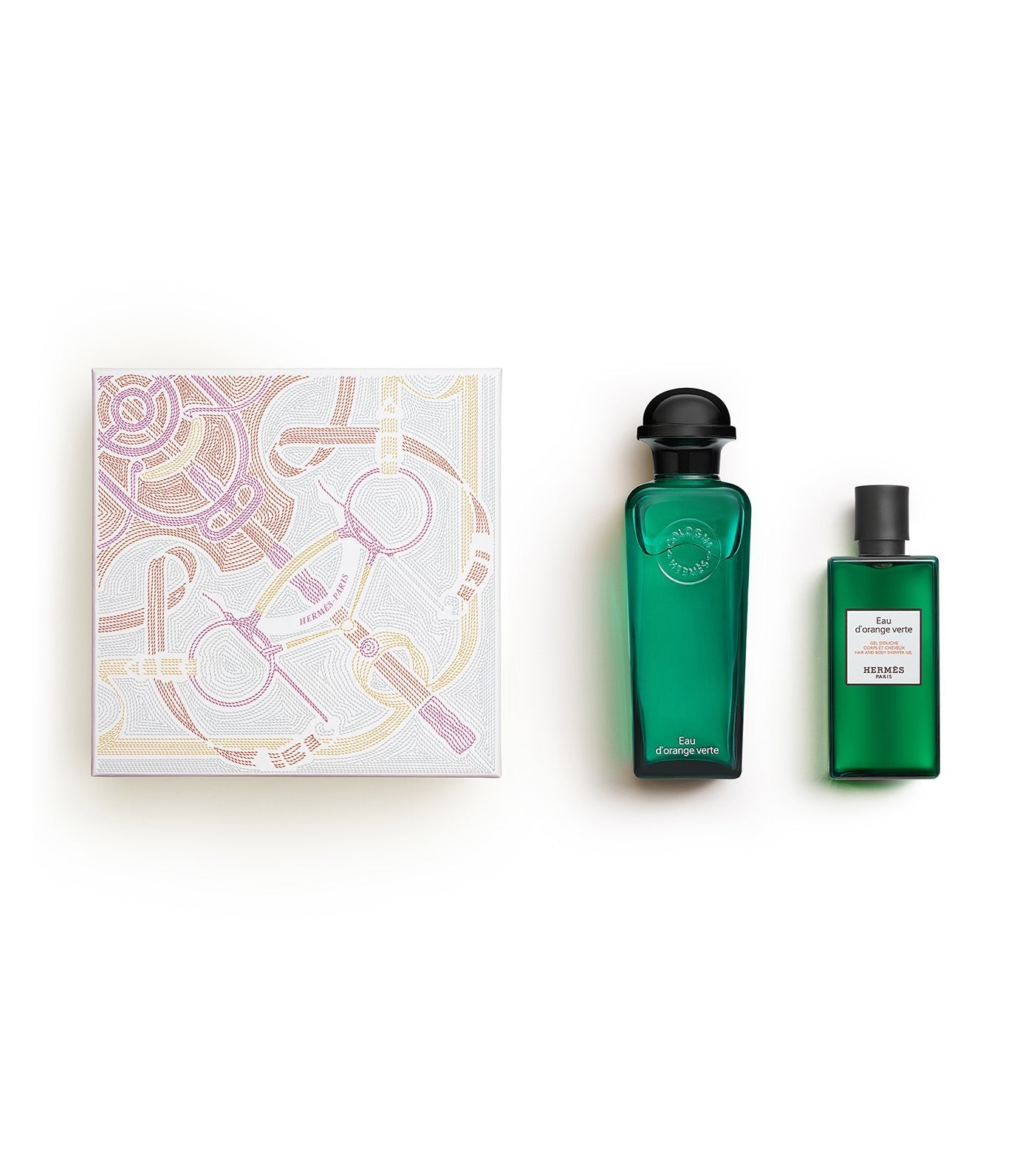 Hermes Eau d'Orange Verte Gift Set 100ml EDC + 80ml Hair & Body Shower Gel