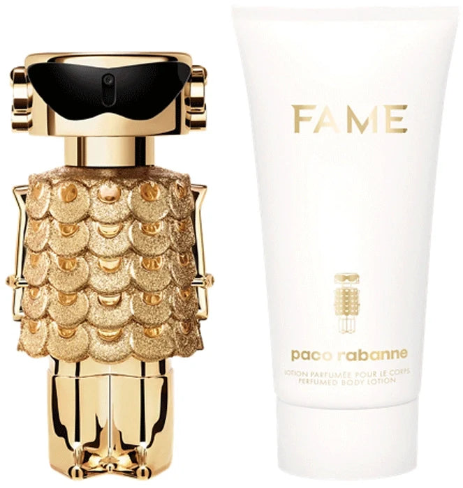 Paco Rabanne Fame Intense Gift Set 50ml EDP + 75ml Body Lotion Women's Fragrance