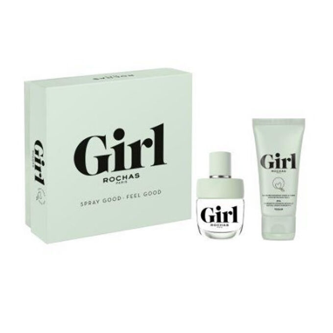 Rochas Girl Gift Set 60ml EDT + 100ml Shower Gel Women's Fragrance