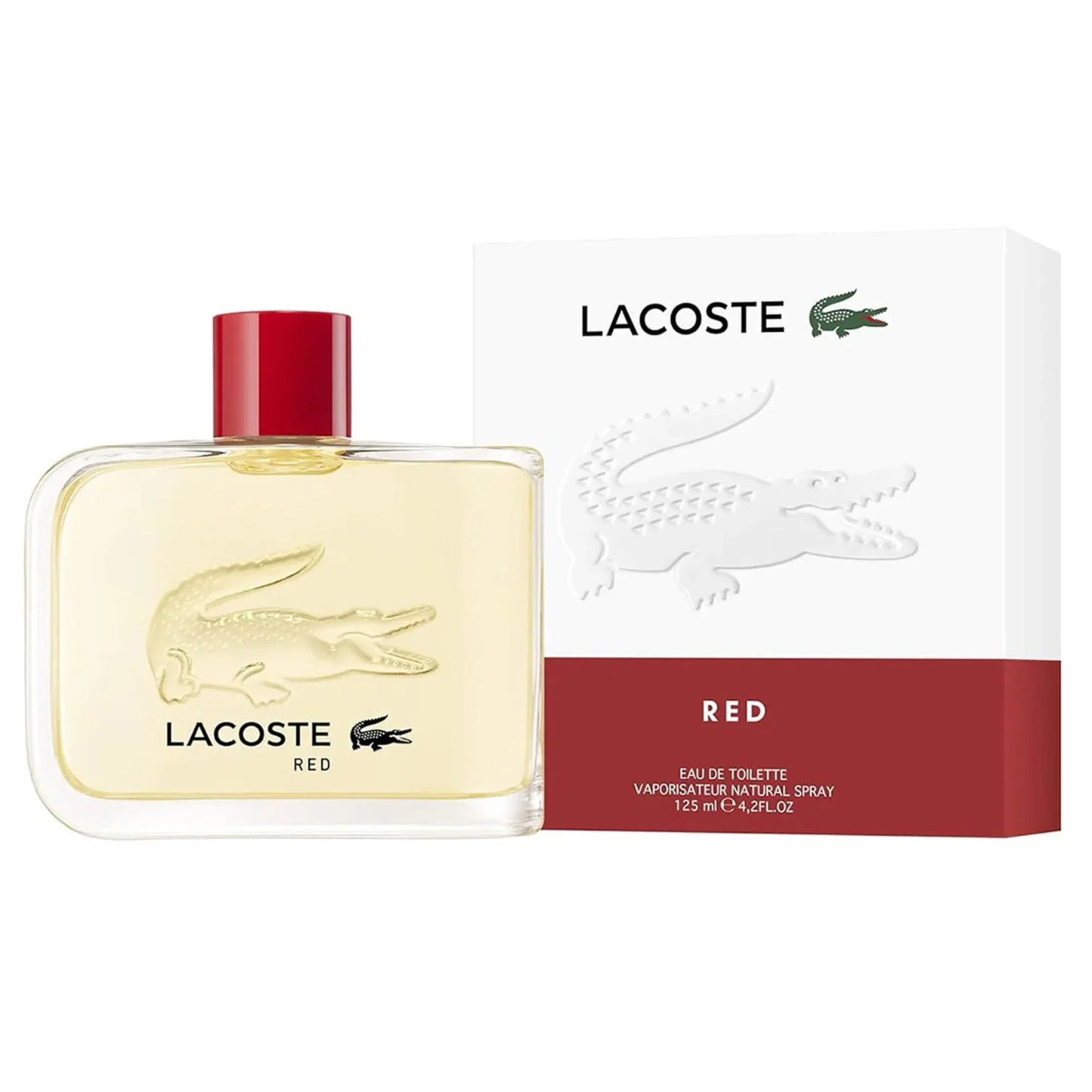 Lacoste Red Eau de Toilette 125ml Spray Men's Fragrance