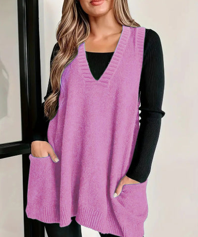 Loose Plus Size Sleeveless Pullover Casual Fashion