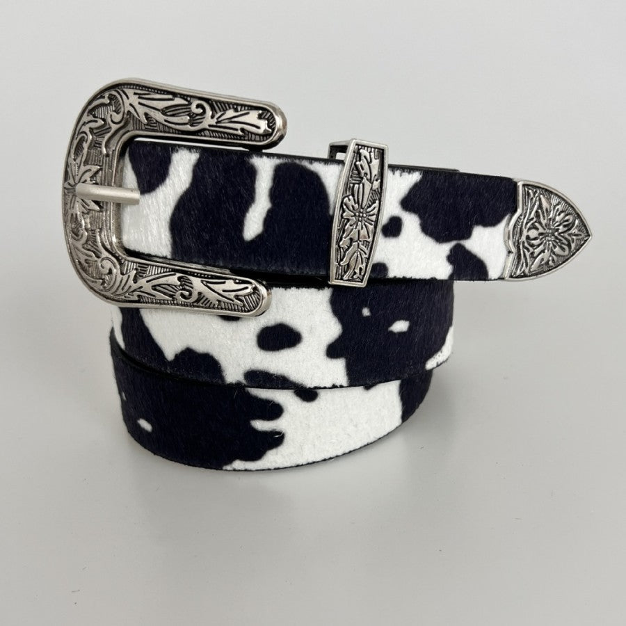 Distressed Denim Belt - Versatile Essential
