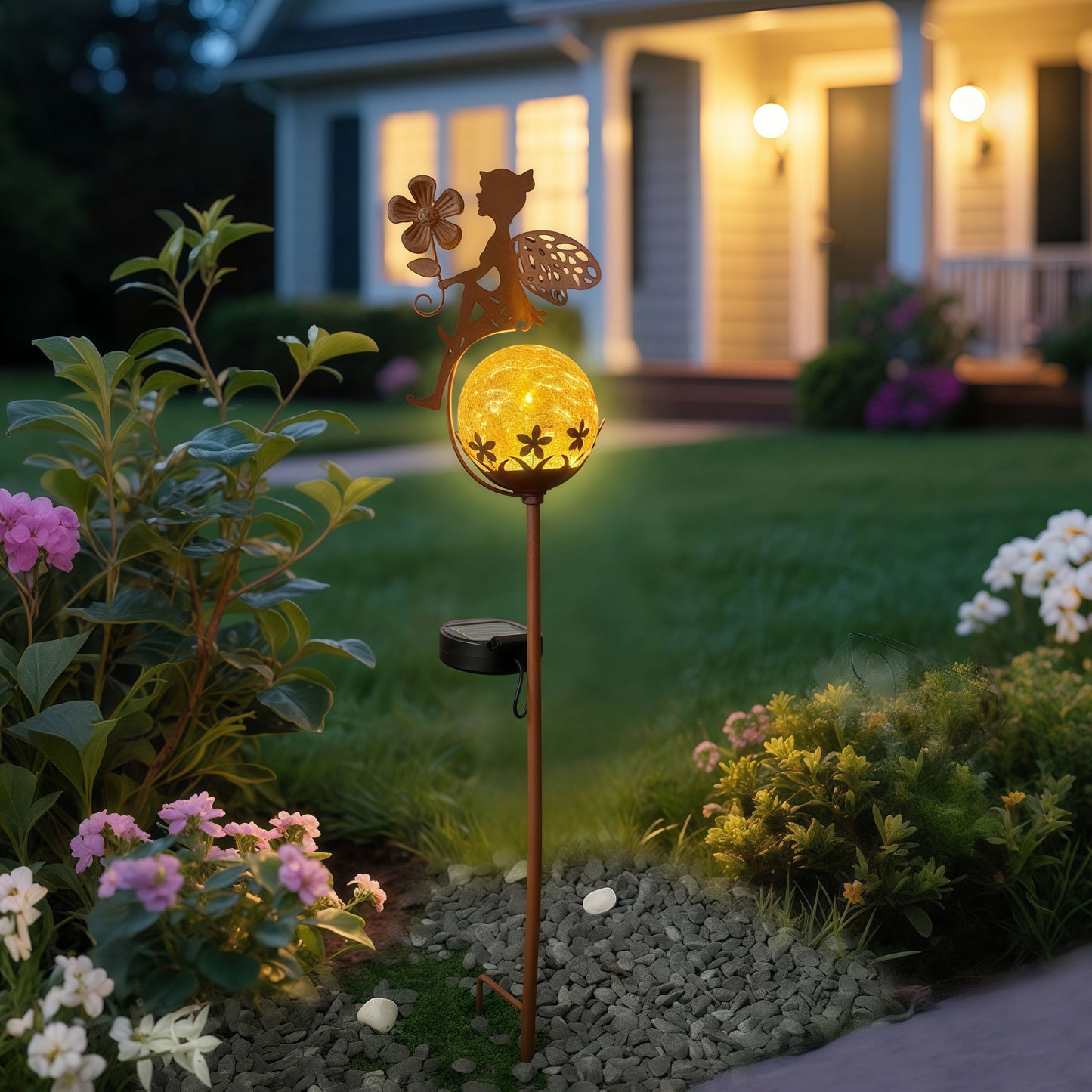 Copper Look Solar Fairy