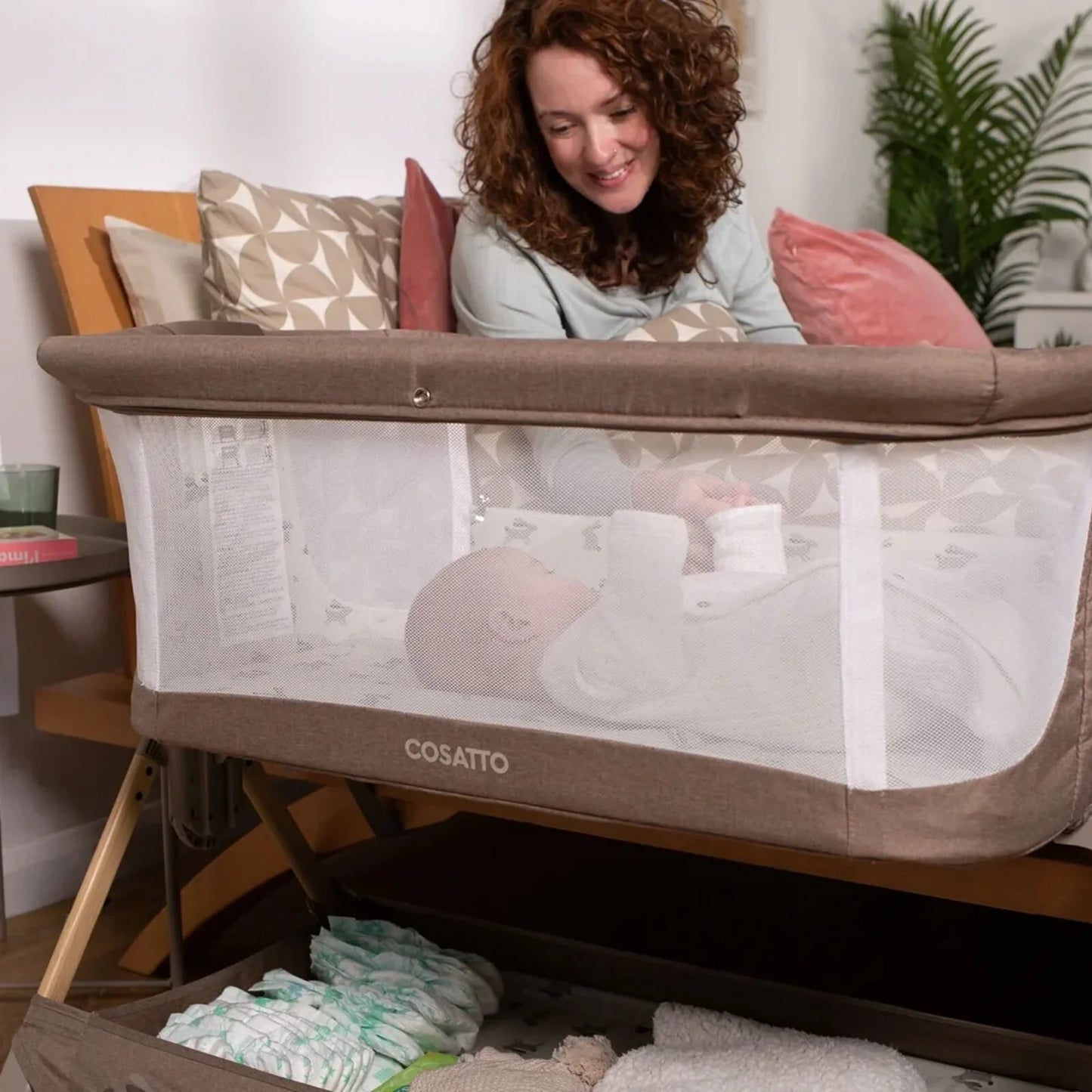 Cosatto Bedside Crib - Lollop
