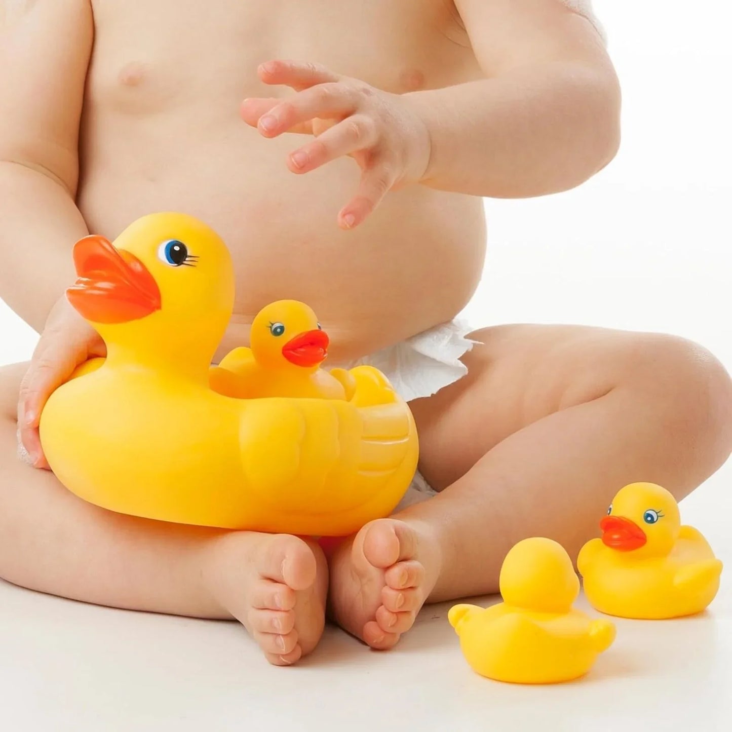 PlayGro Bath Duckie Family Pack of 4