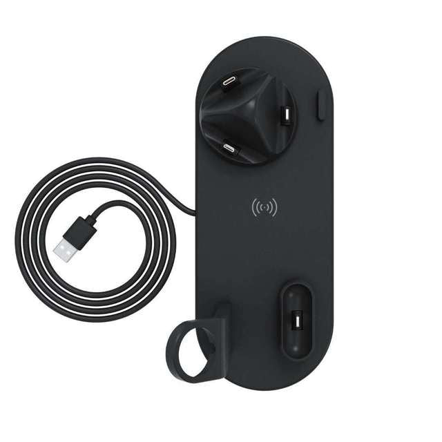 4-in-1 Wireless Charging Station for iPhone, Apple Watch & AirPods - Fast Charge Dock Stand