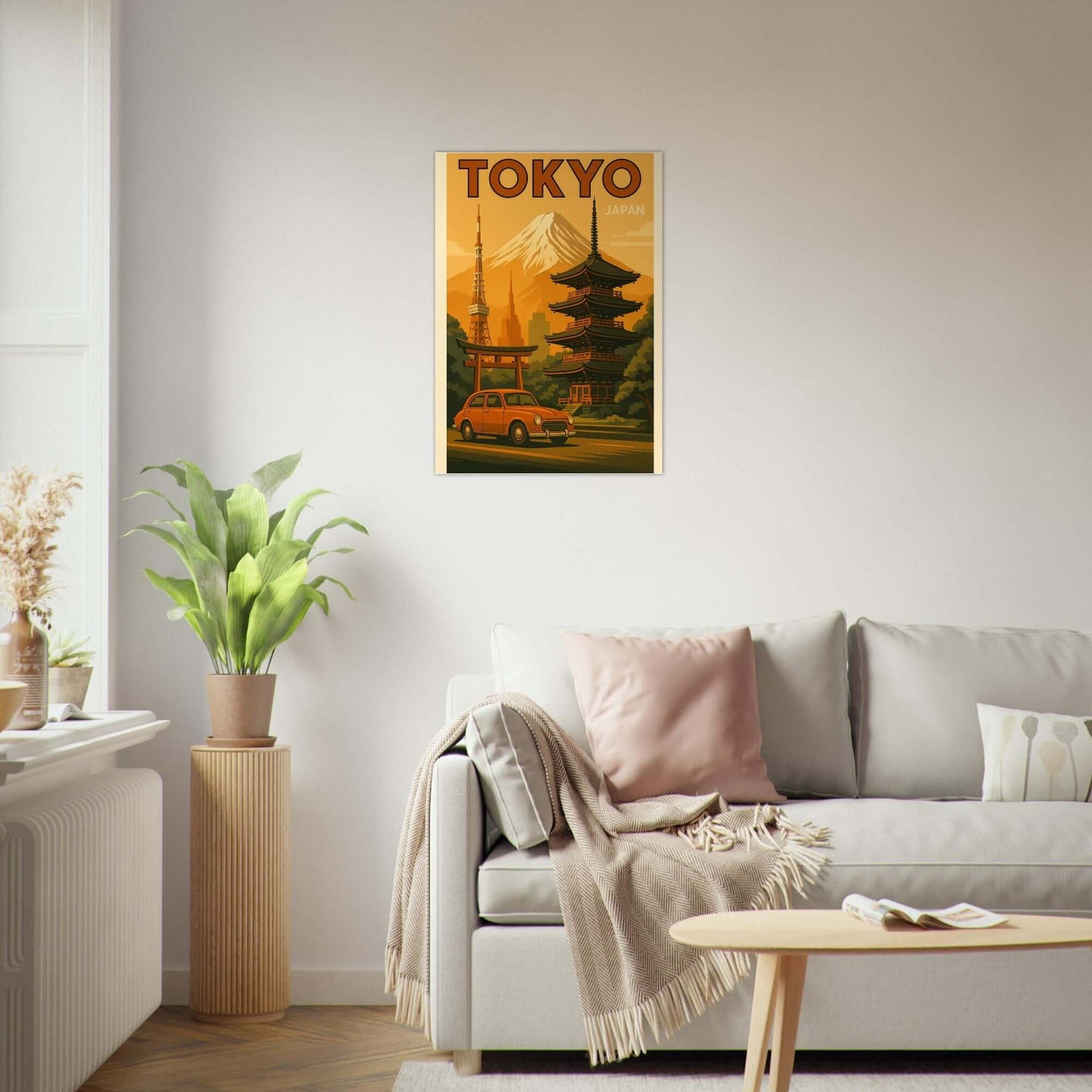 Vintage Tokyo Travel Poster