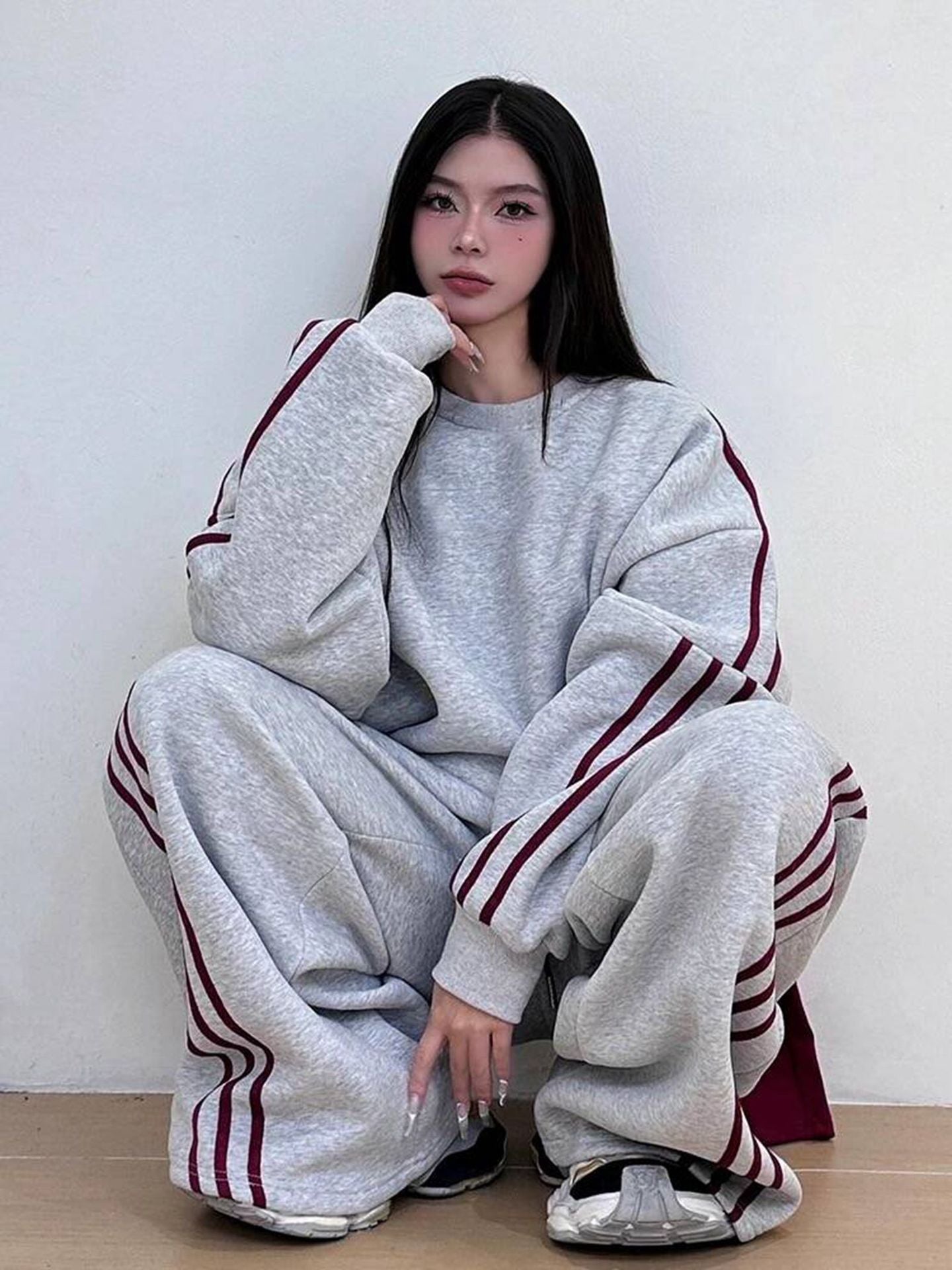 Women's Cotton Hoodie & Joggers Activewear Set