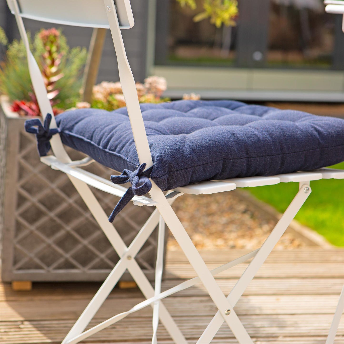 40cm Square Garden Chair Seat Cushion