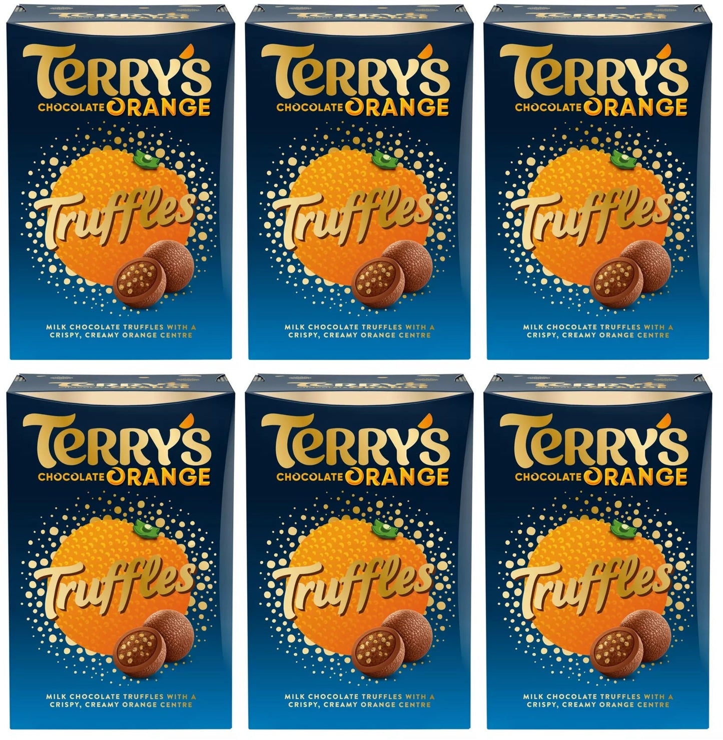 6 X Terrys Chocolate Orange Truffles Gift Box 200GM