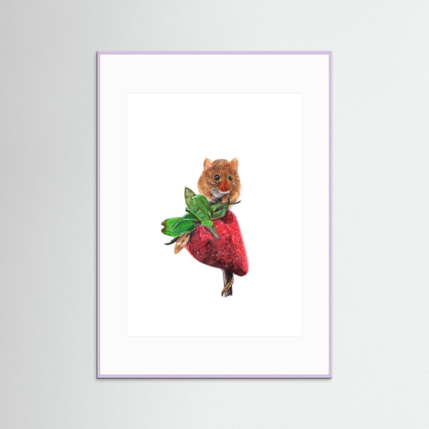 Field Mouse Woodland Art Print