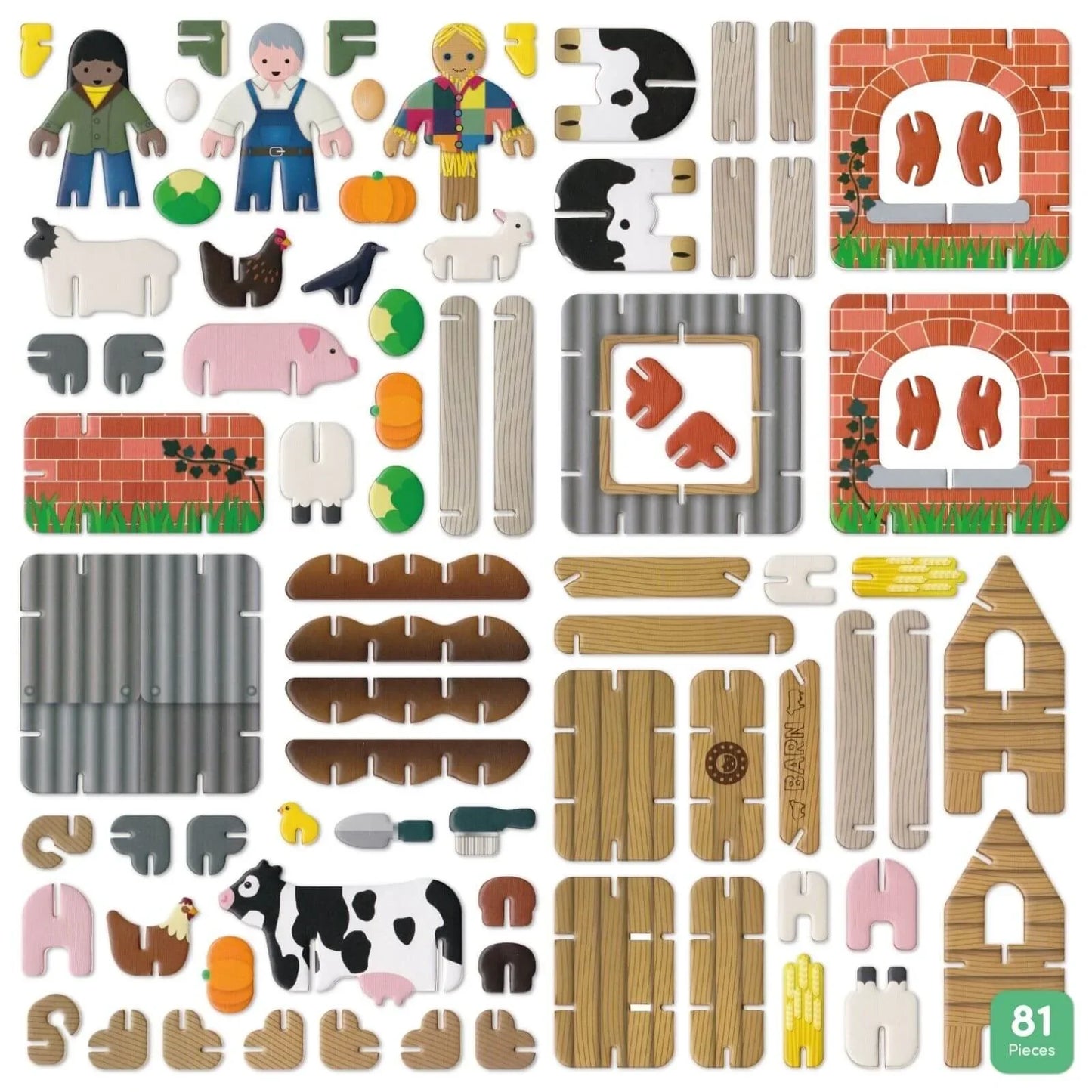 Playpress Toys Farmyard Playset