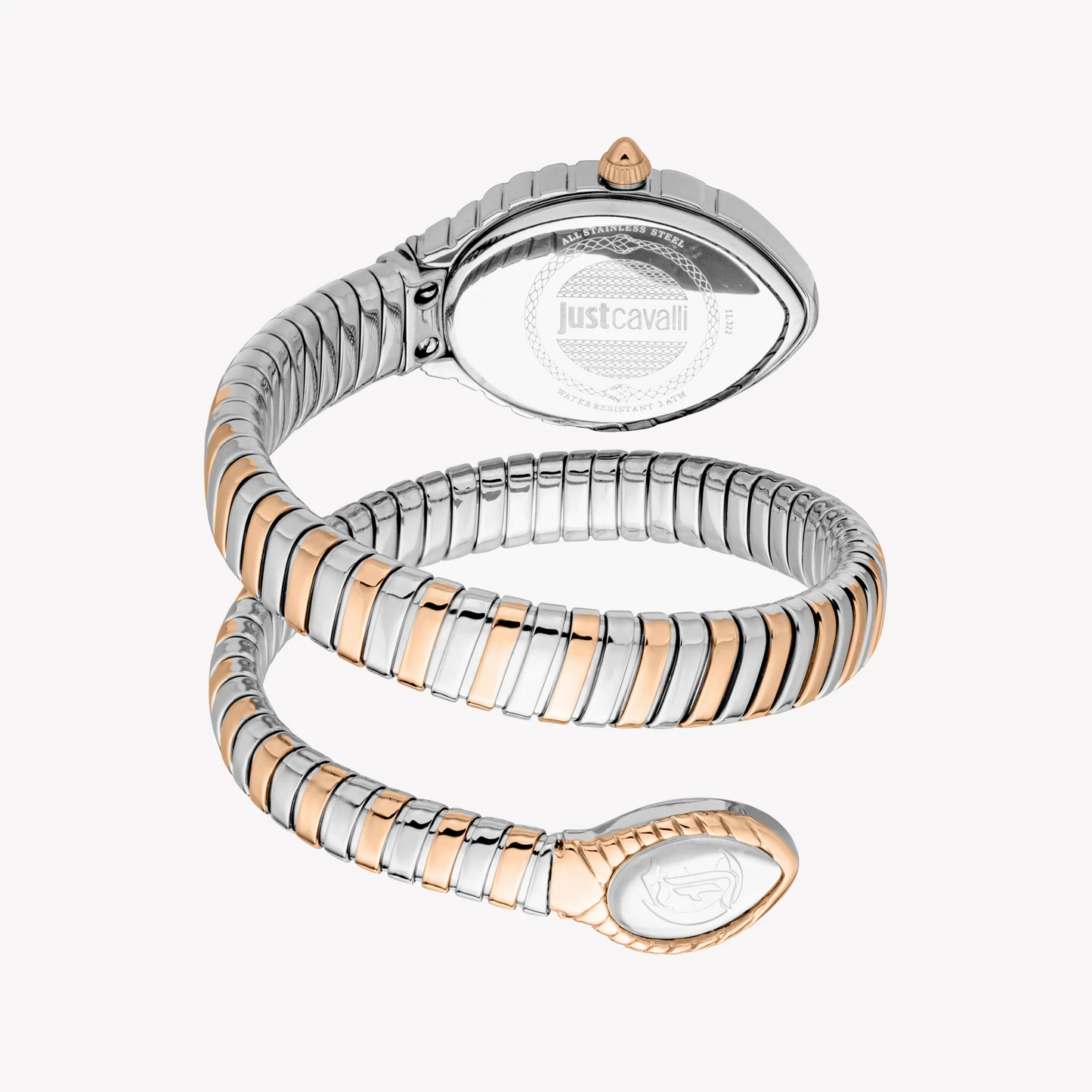 Just Cavalli Women's Two Tone Watch, Silver Dial | Jc1l322m0065