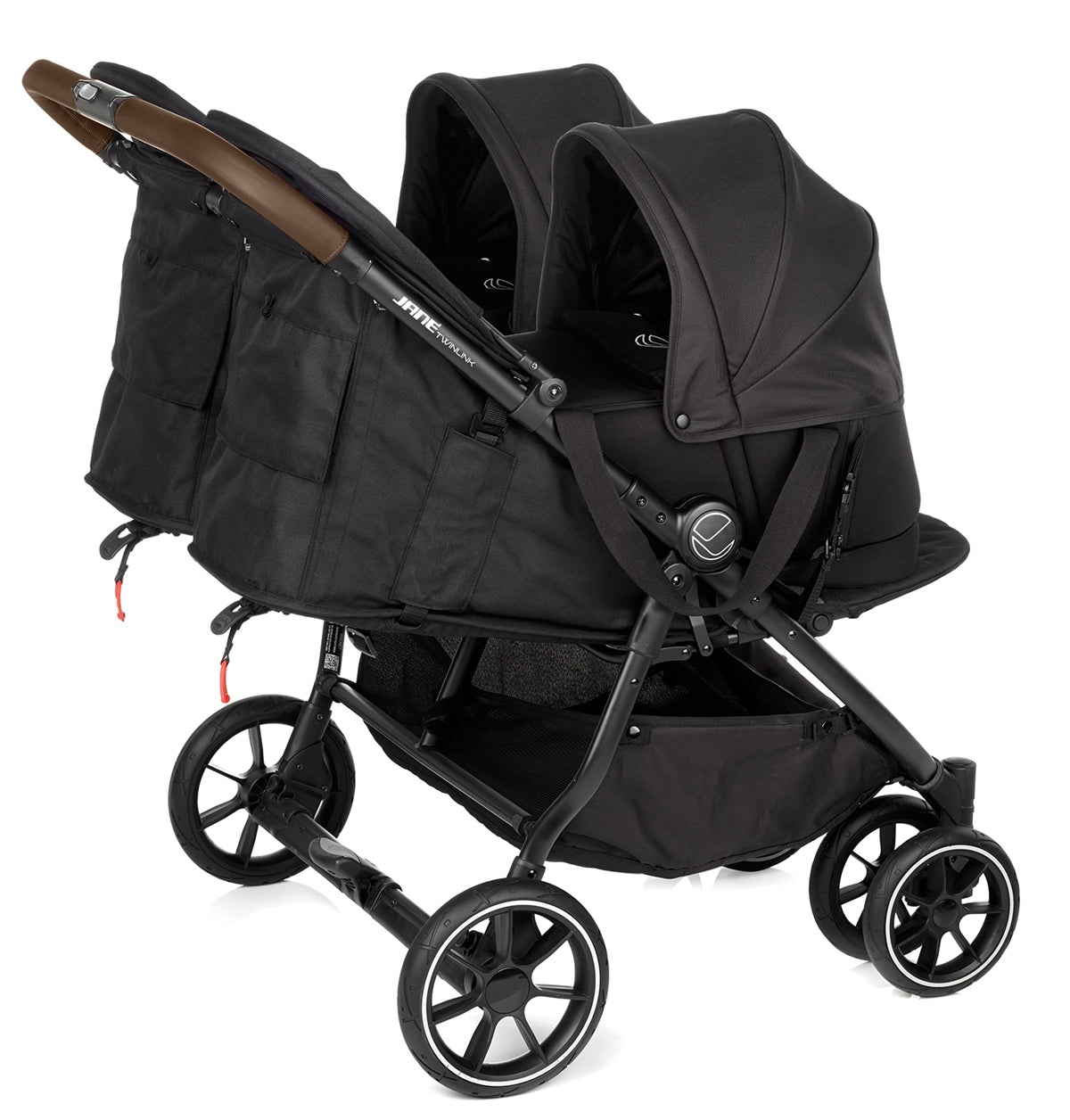 Jane Twinlink Luxe Pushchair & Pram with Footmuffs