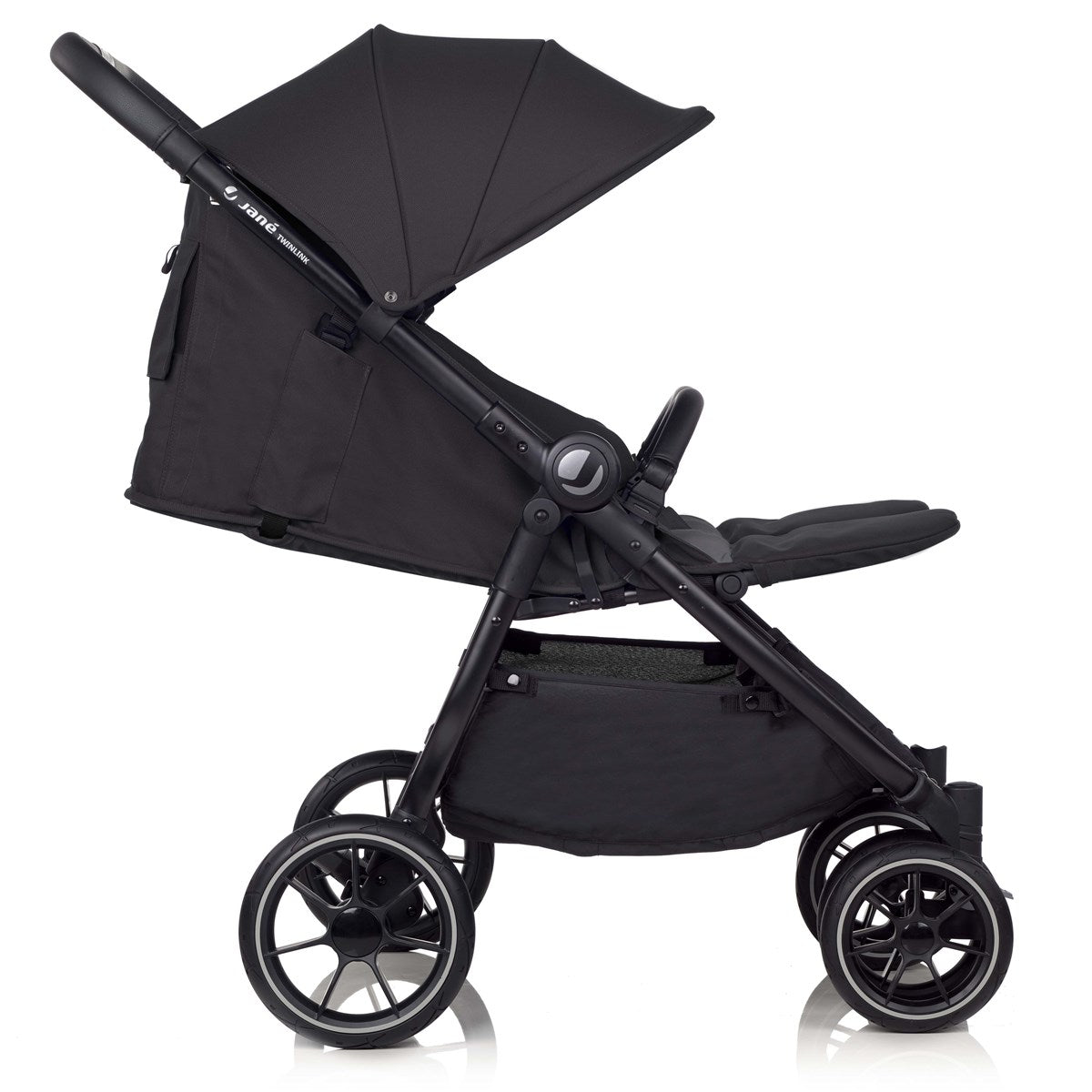 Jane Twinlink Luxe Pushchair & Pram with Footmuffs