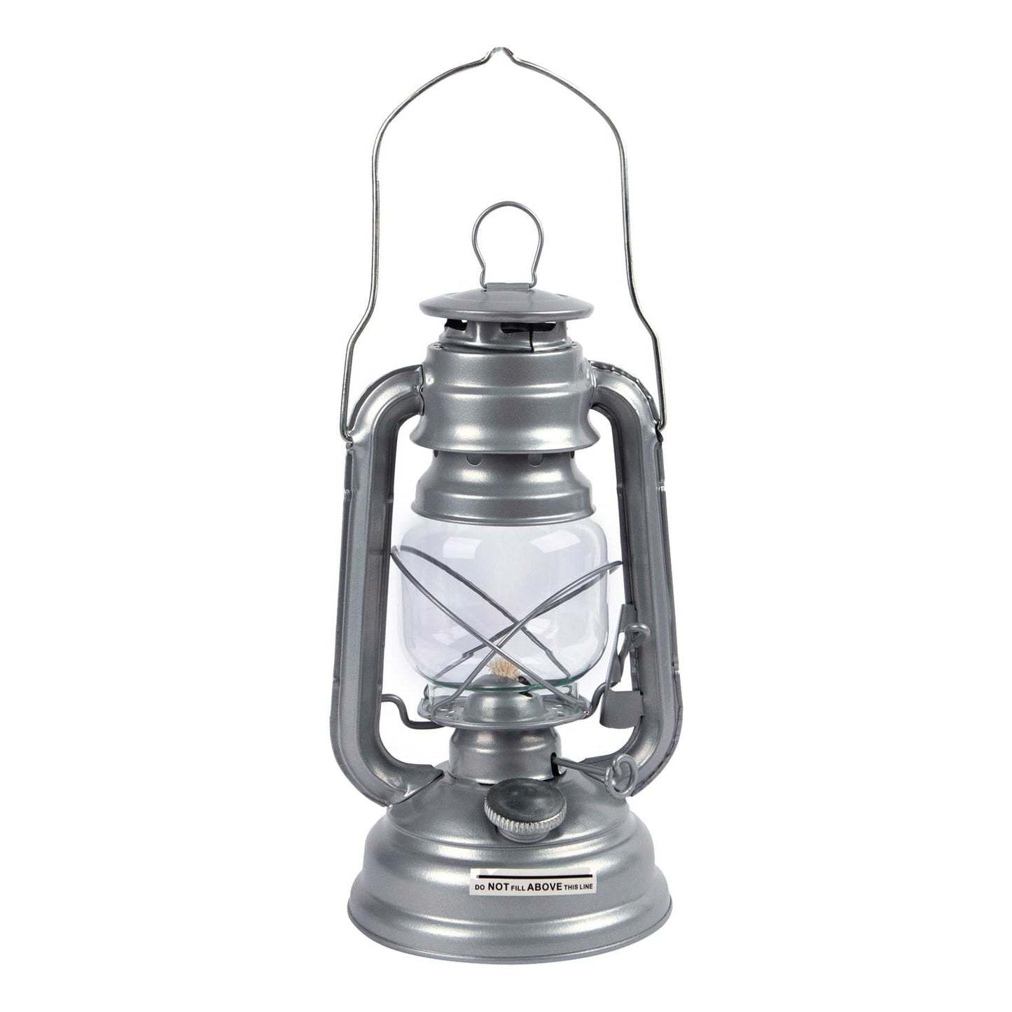 25cm Metal Paraffin Hurricane Lantern