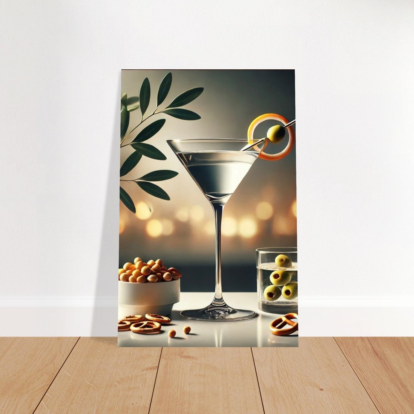Cocktail Hour Martini Poster – Elegant Bar Decor Print
