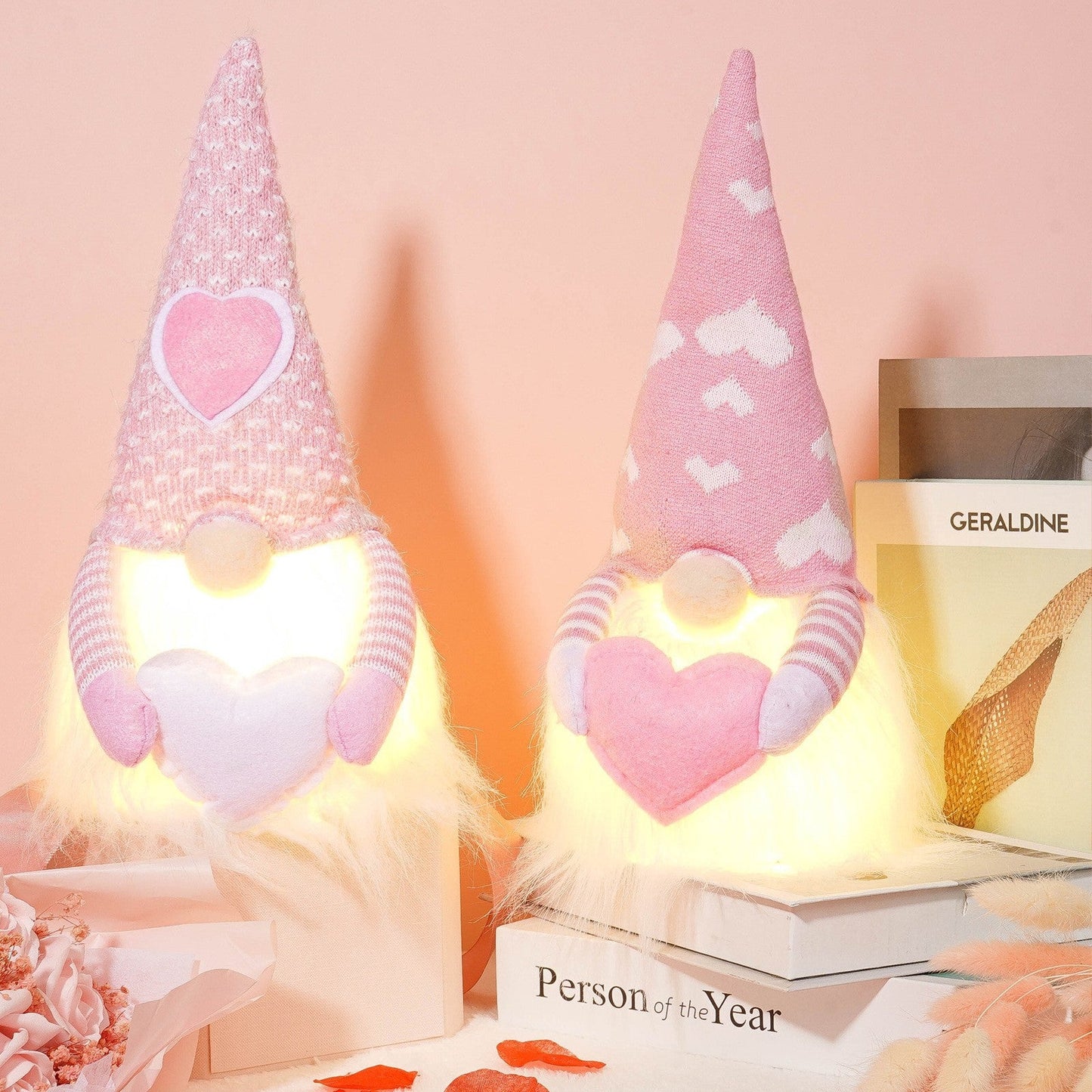 Valentine's Day Faceless Doll Glowing Love Doll Ornaments Festival Gift Decorations