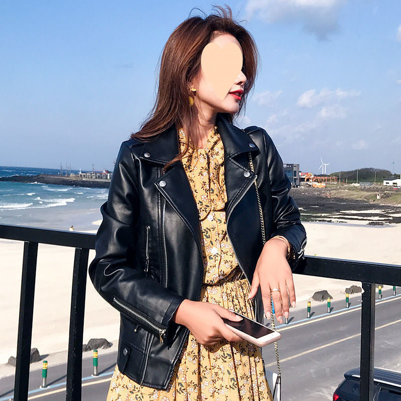 Baseball All Match Leather Jacket