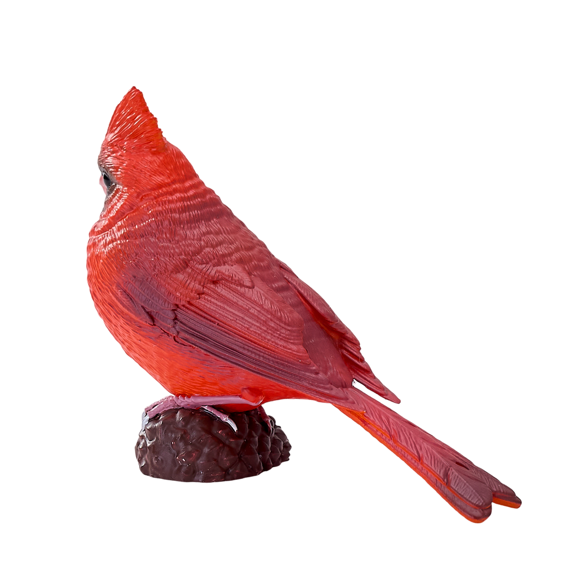 Red Cardinal Bird Toy Realistic Wildlife Model