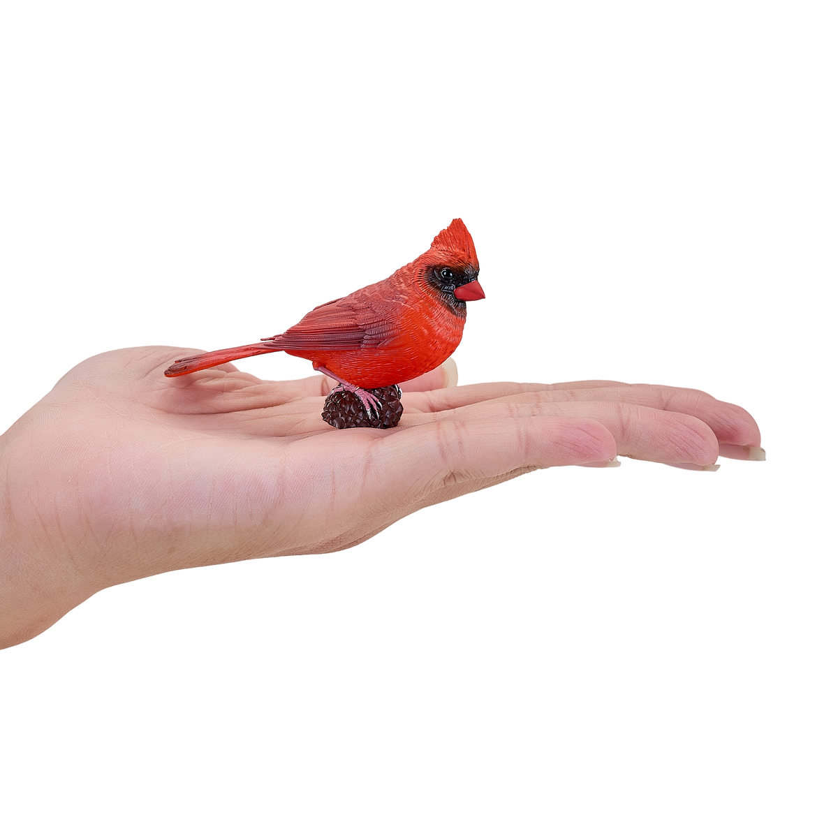 Red Cardinal Bird Toy Realistic Wildlife Model