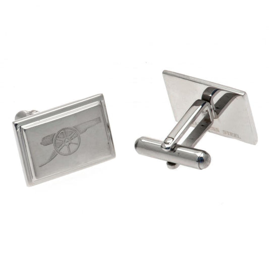 Arsenal FC Stainless Steel Cufflinks Cannon