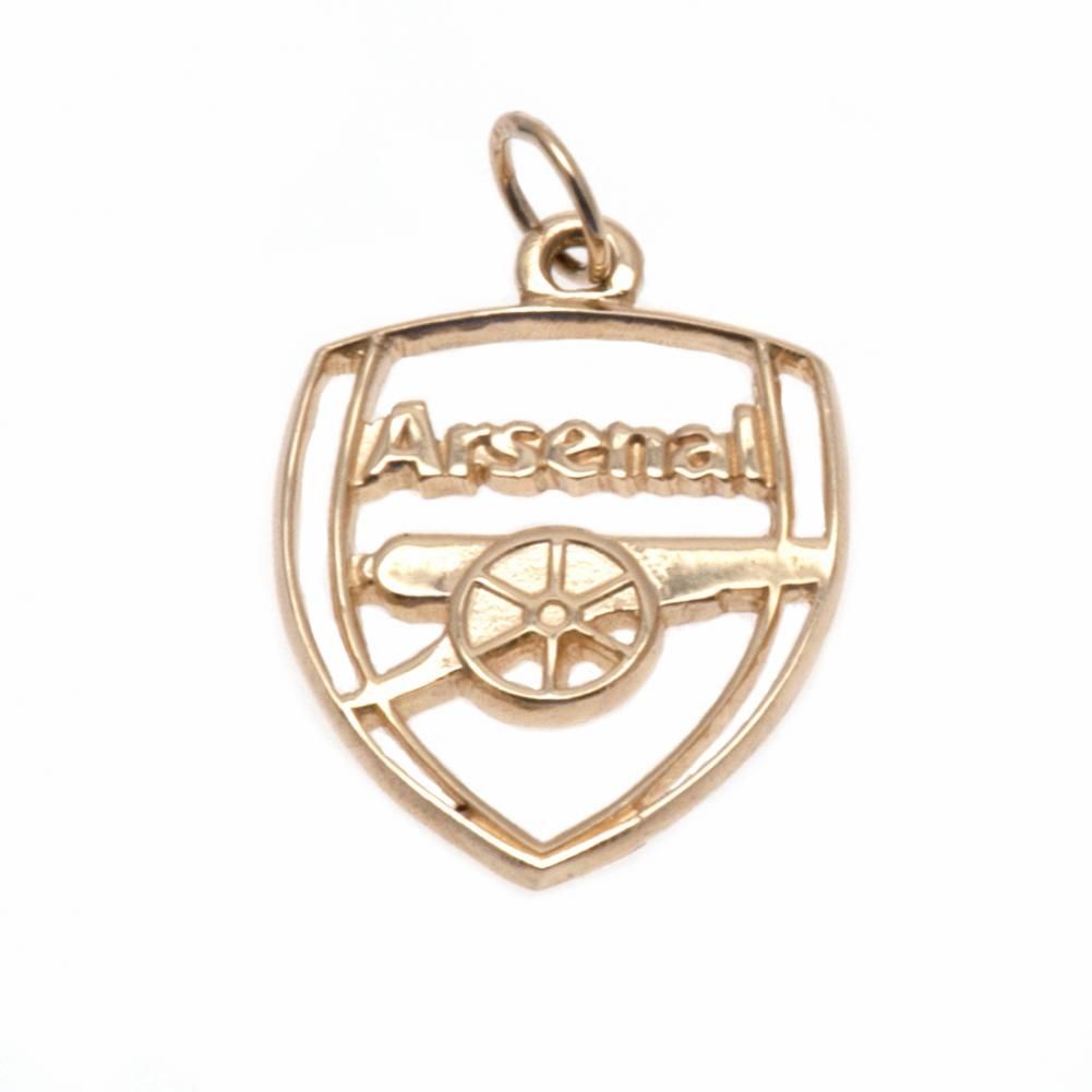 Arsenal FC 9ct Gold Pendant Crest