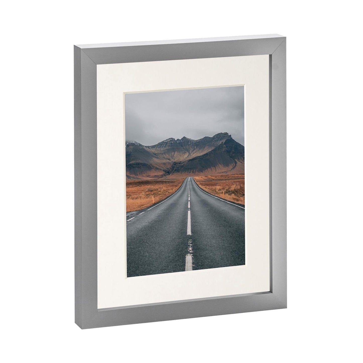 Grey 8" x 10" Photo Frame with 5" x 7" Mount