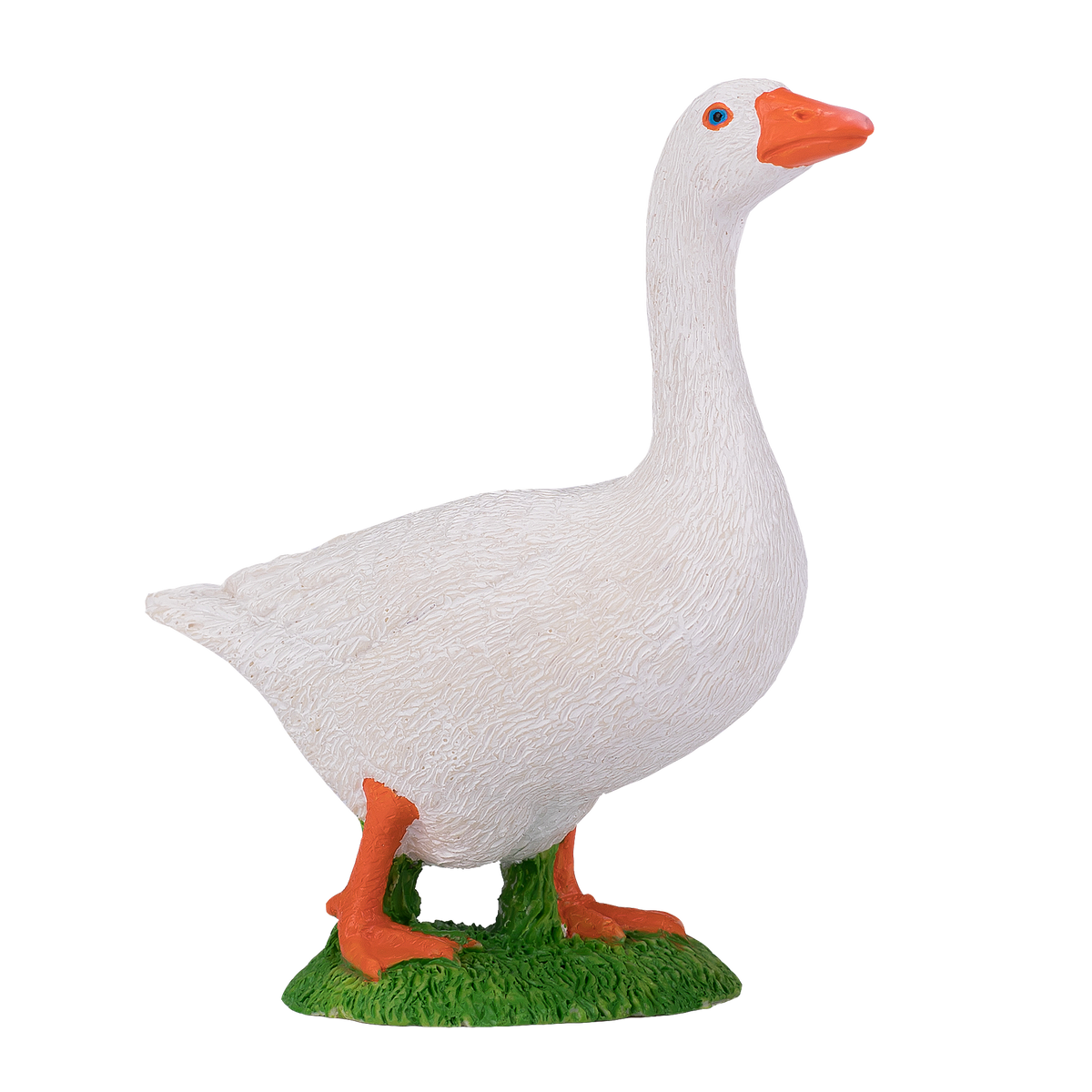 White Goose Toy Realistic Farm Animal Figurine
