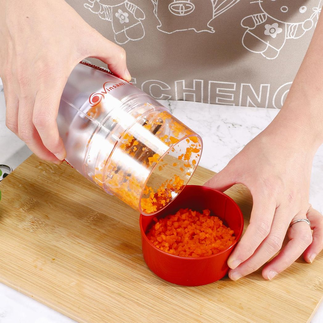VINSANI RED/WHITE ONION CHOPPER 7356