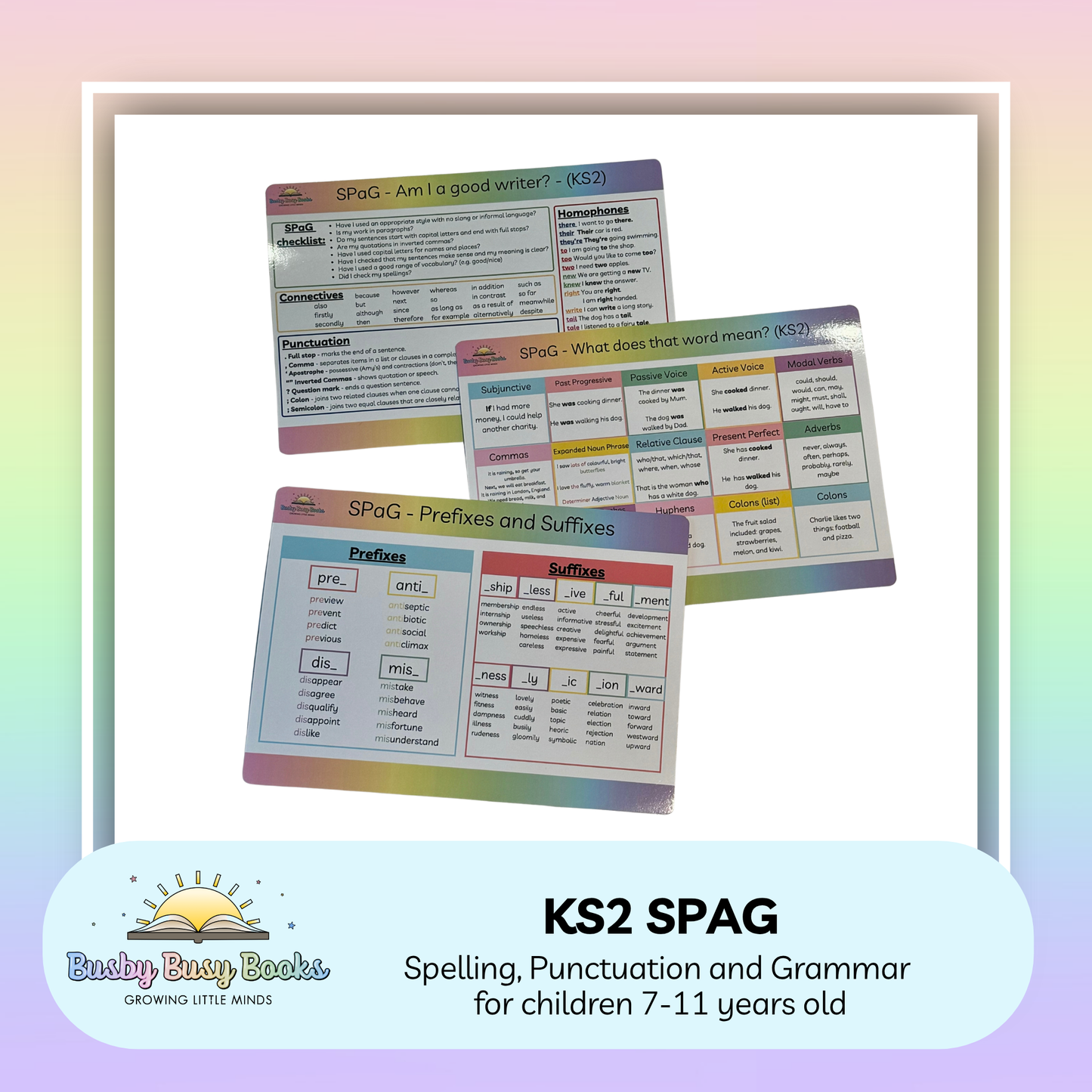 Spelling Punctuation & Grammar (SPAG) KS2