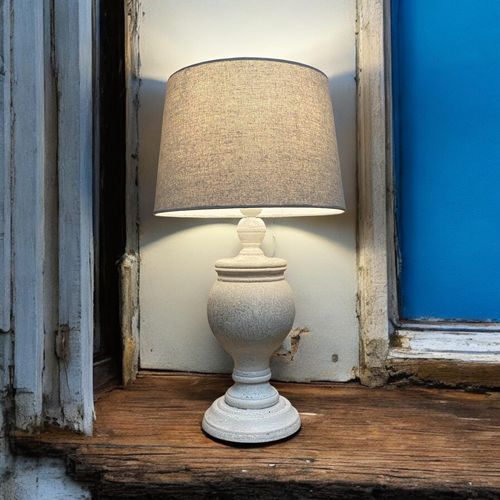 38CM TRADITIONAL LAMP AND SHADE