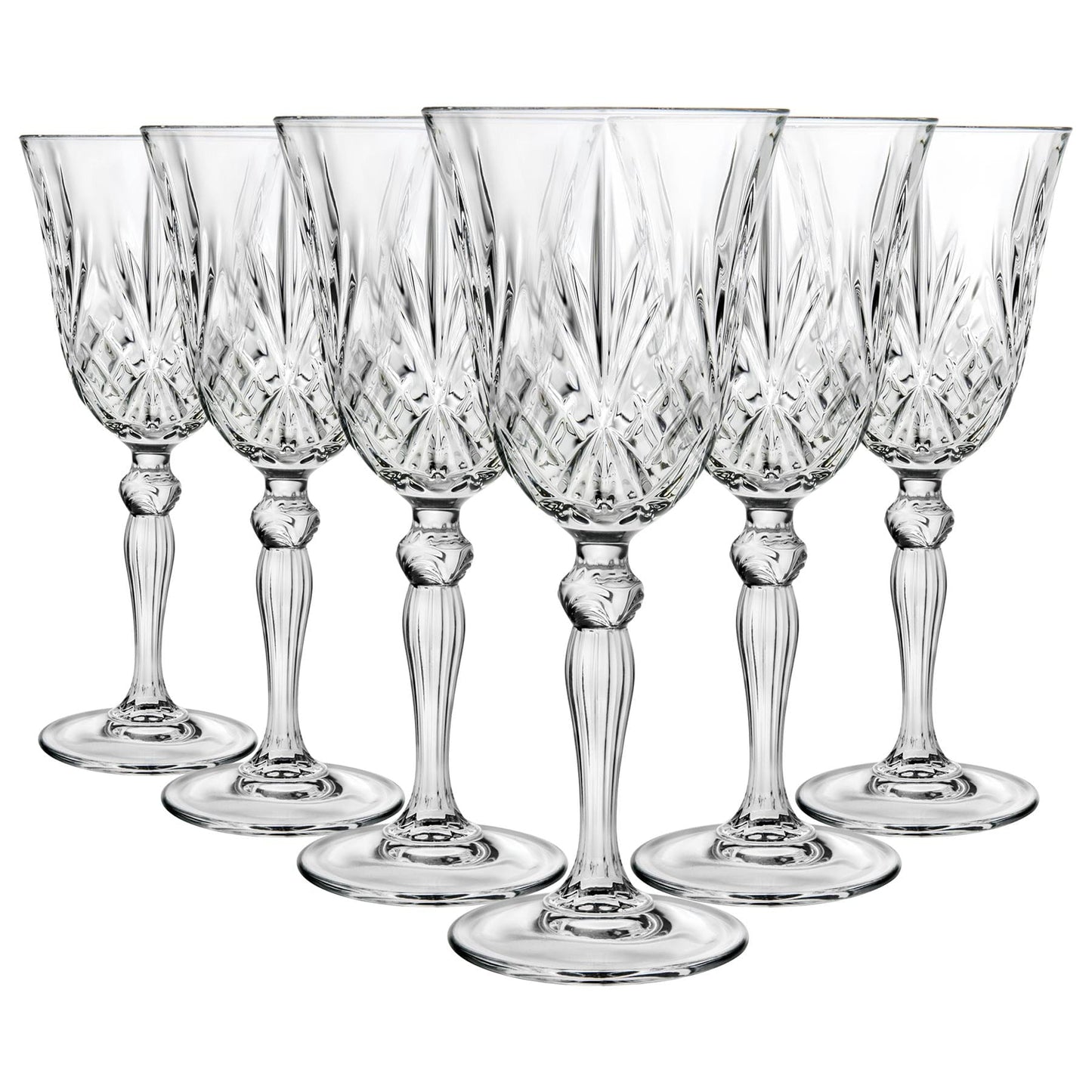 270ml Crystal Melodia Red Wine Glasses - Pack of Six