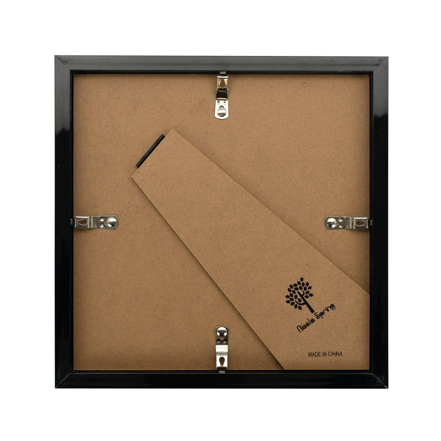 8" x 8" Black 3D Box Photo Frame - with 6" x 6" Mount