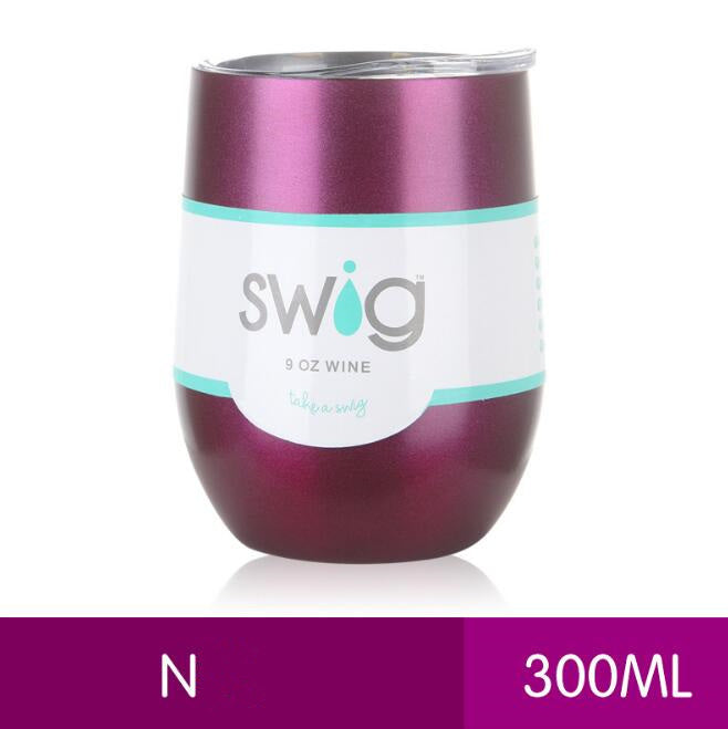 hot drink cups 9 унц. the egg in the form of a 304 stainless steel drink Tumber mug lid wine beer vacuum thermos cup