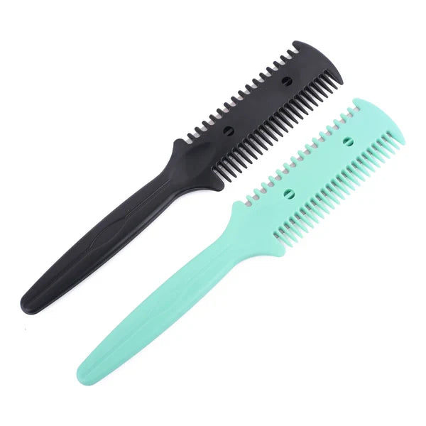 Fine Lines UK Hair Razor Comb: Precision Hair Thinning & Styling Tool for Men & Women - Pack of 2