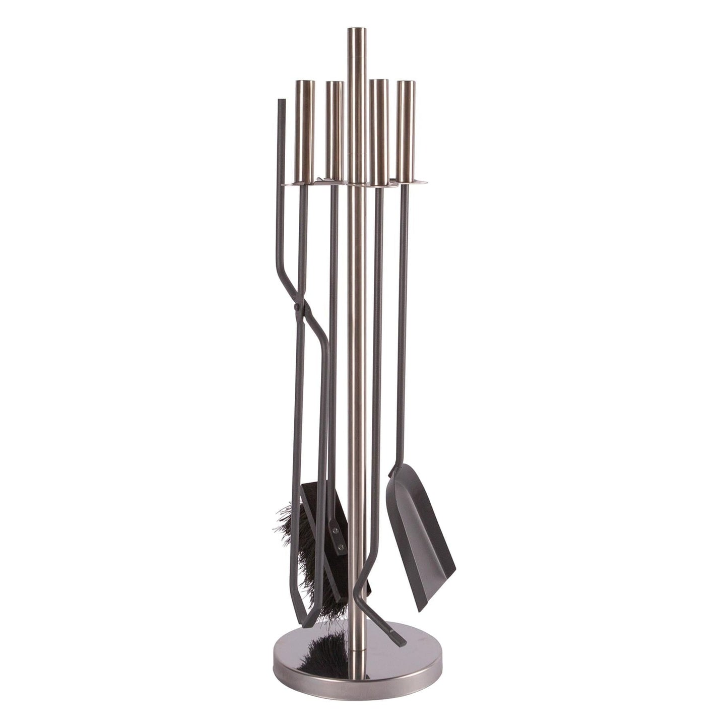 5pc Silver 'Petworth' Fireside Companion Set