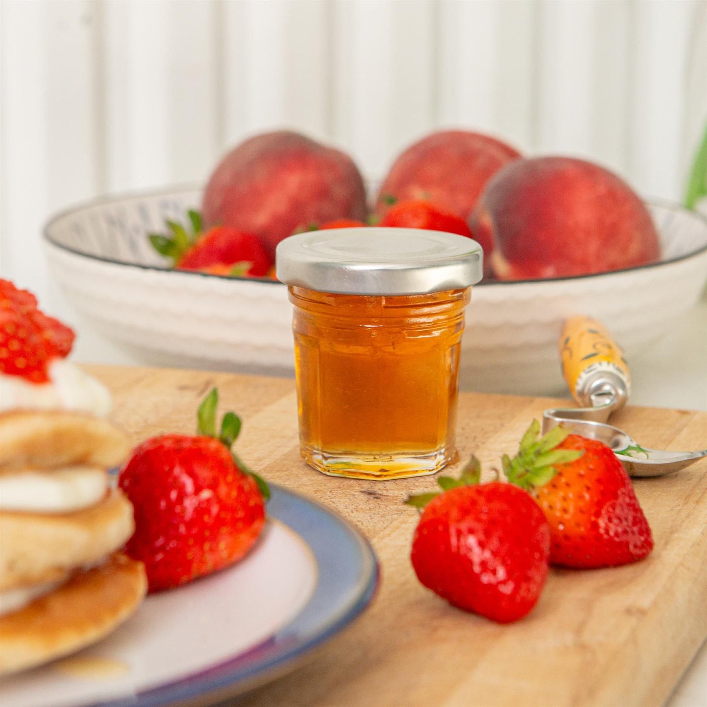 30ml Glass Jam Jars with Lids - Pack of 6