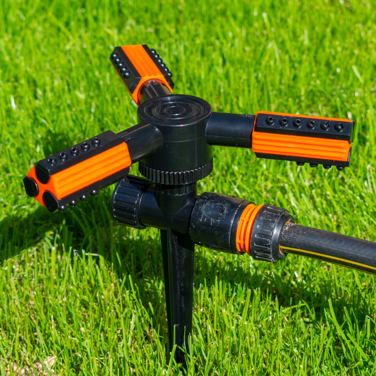 3 Arm Rotary Lawn Sprinkler on Spike - Eco Line